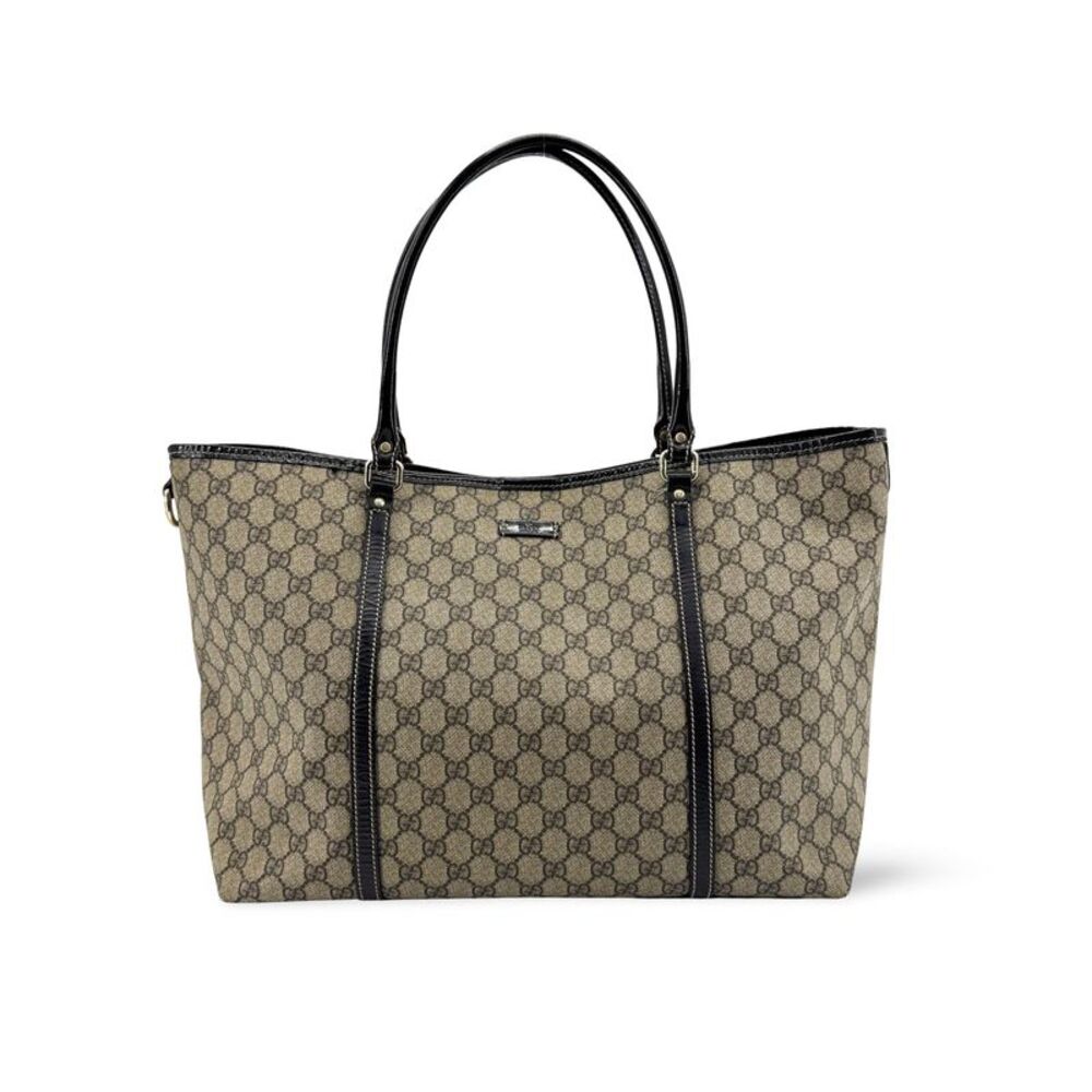 Gucci GG Supreme Joy Crossbody Tote Bag Black
